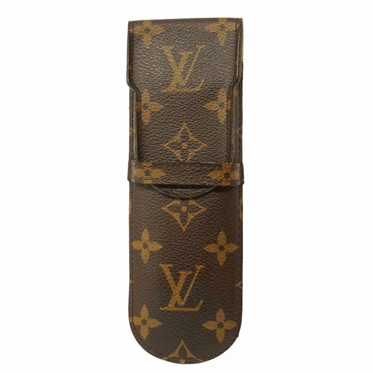 5 pb 2002 ルイヴィトン ペンケース モノグラム エテュイスティロ M 62990 ブラウン メンズ レディース ユニセックス