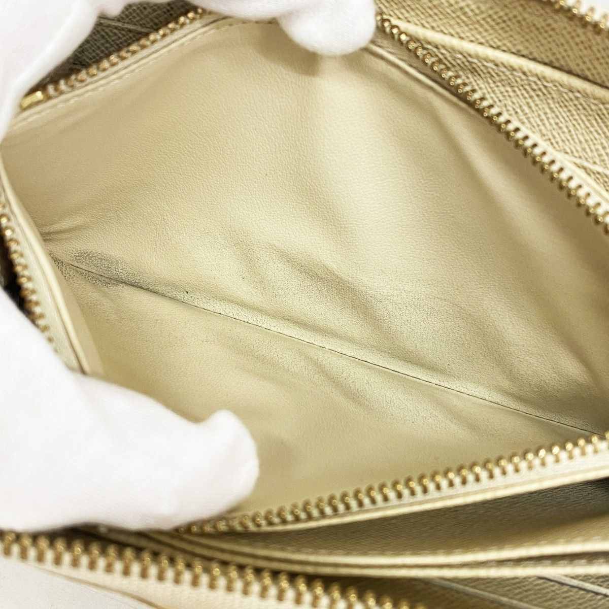 5pb2017】ルイヴィトン 長財布 ダミエ・アズール ジッピーウォレット