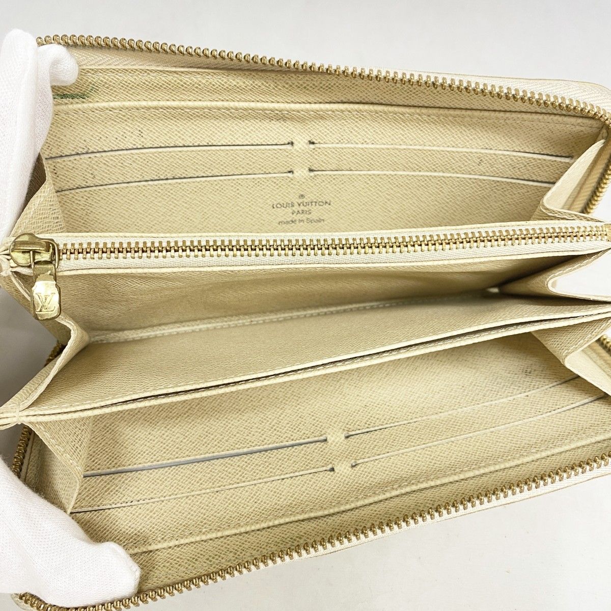 5pb2017】ルイヴィトン 長財布 ダミエ・アズール ジッピーウォレット