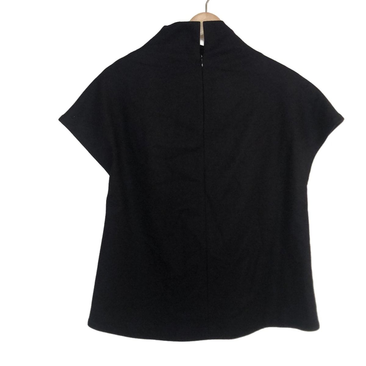YOKO CHAN ヨーコチャン ブラック 半袖シャツ　トップス　38 黒 YOKO CHAN(ヨーコ チャン) 半袖カットソー サイズ38 M レディース