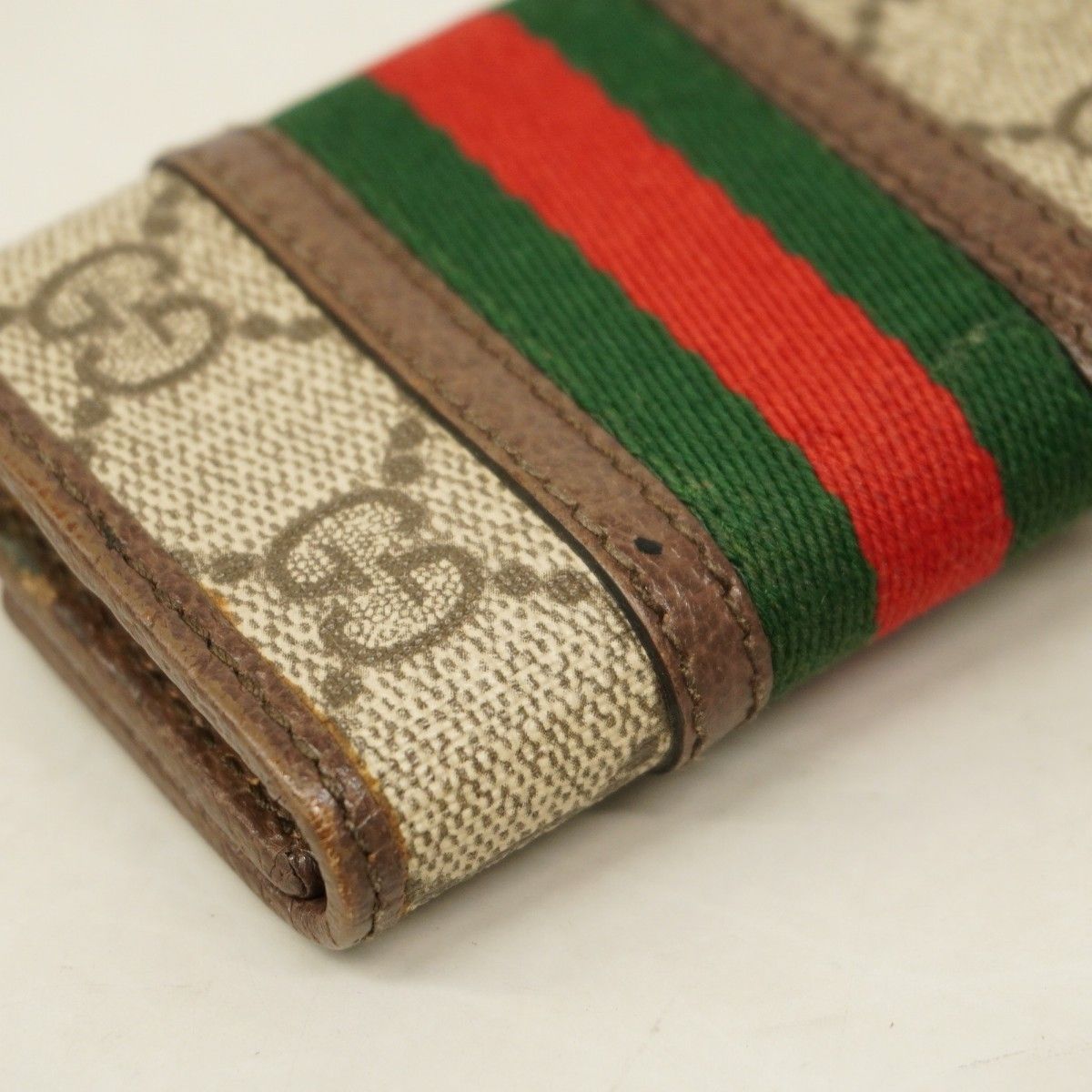 【5pb2091】グッチ キーケース オフィディア 603732 PVC ブラウン【中古】レディース 5pb2091】グッチ キーケース オフィディア 603732 PVC ブラウン【中古