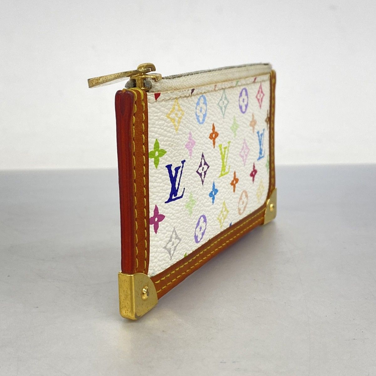 5 pb 2300 ルイヴィトン コインケース モノグラム マルチ ポシェットクレ M 92655 ブロン レディース