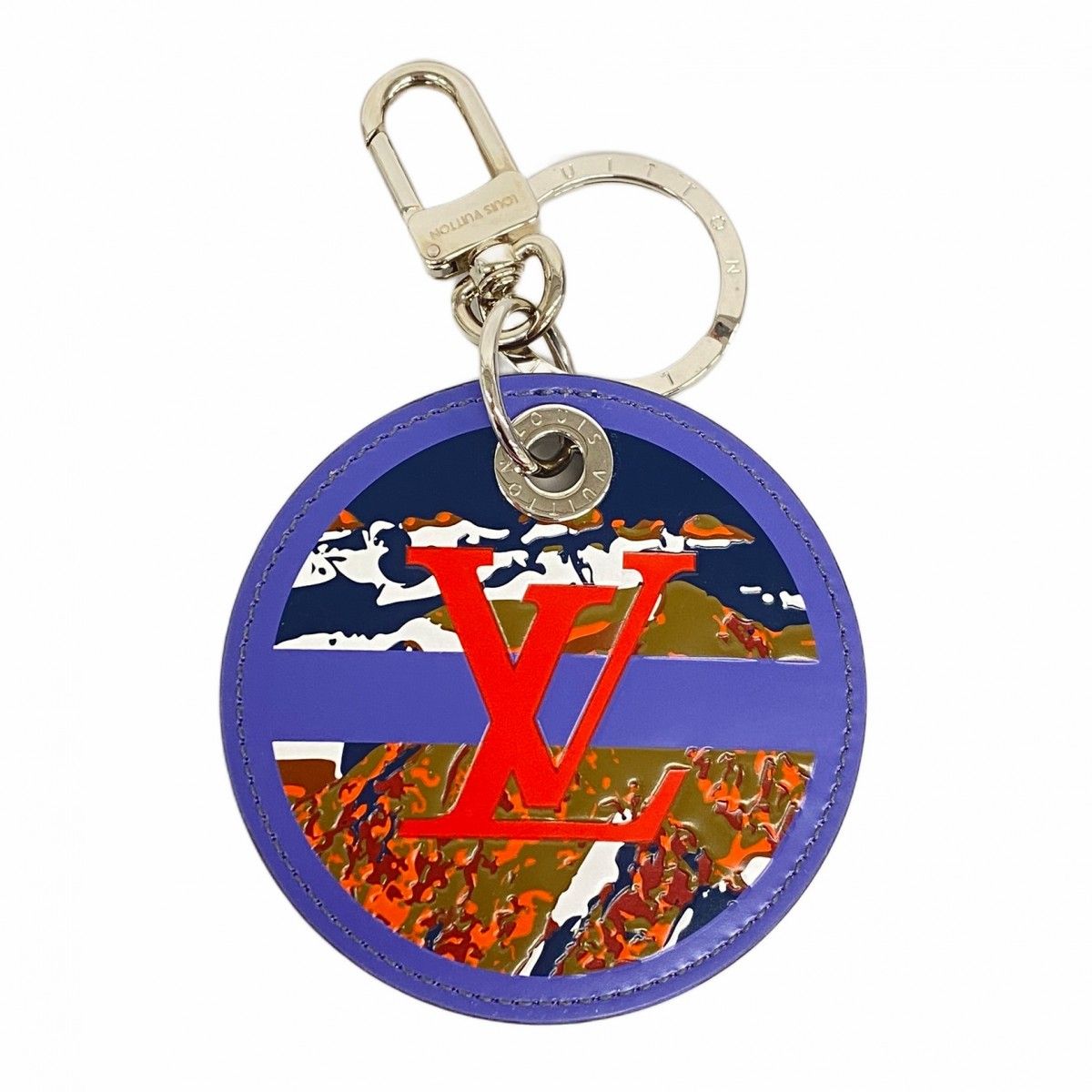5 pb 2301 ルイヴィトン キーホルダー ダミエ グラフィット ポルトクレLVアルプス M 63839 ブラック マルチカラー メンズ