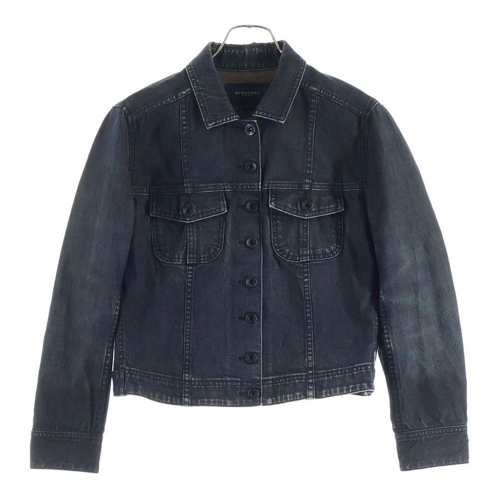 LONDON バーバリーロンドン ウォッシュ加工 デニム トラッカージャケット ブラック レディース FCA 71 151