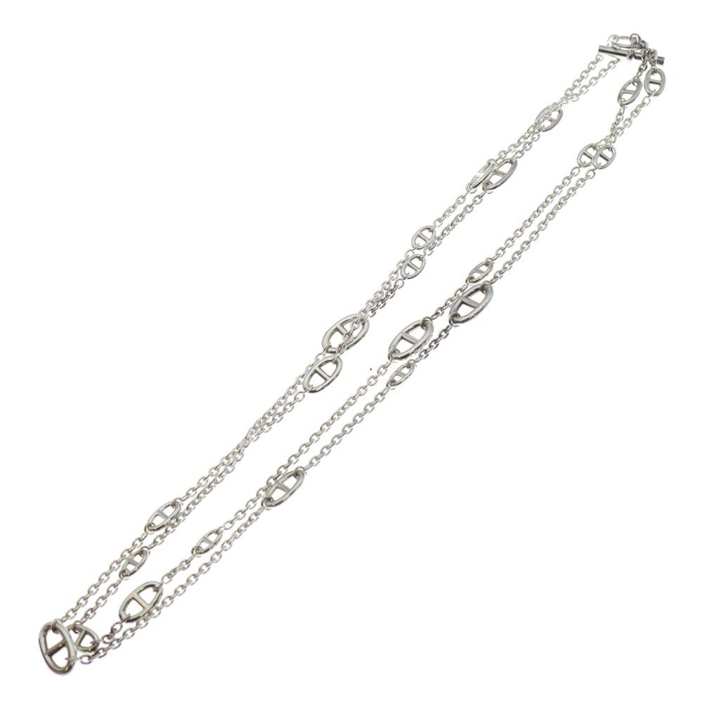 HERMES エルメス シェーヌダンクル ファランドール120 ネックレス チェーン シルバー 132 5 g