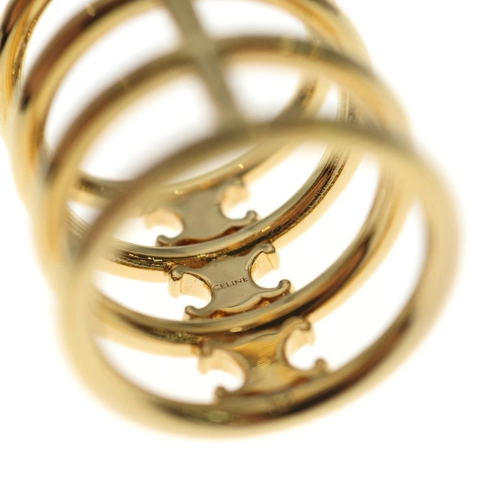 CELINE (セリーヌ) トリオンフ ケージリング 指輪 ゴールド GP - メルカリ
