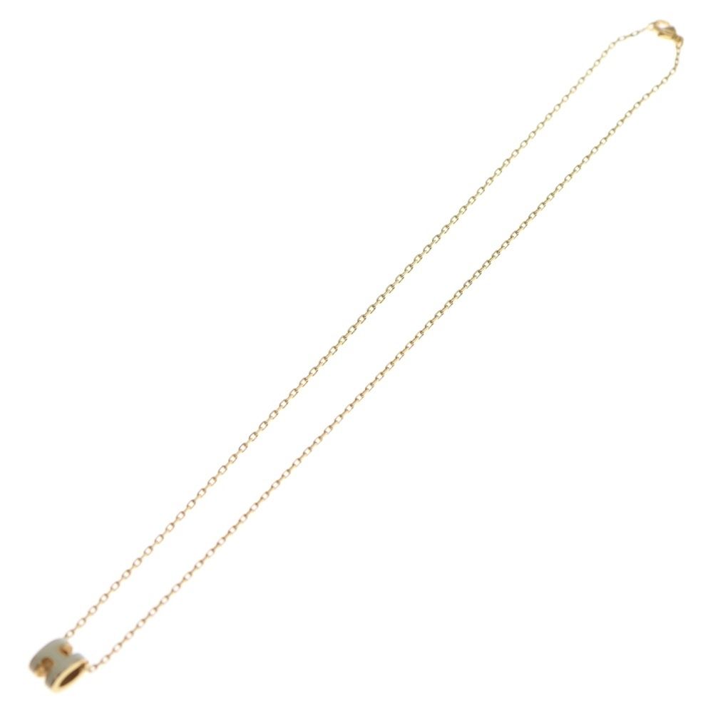 HERMES (エルメス) ポップH ミニ ネックレス ペンダント チェーン