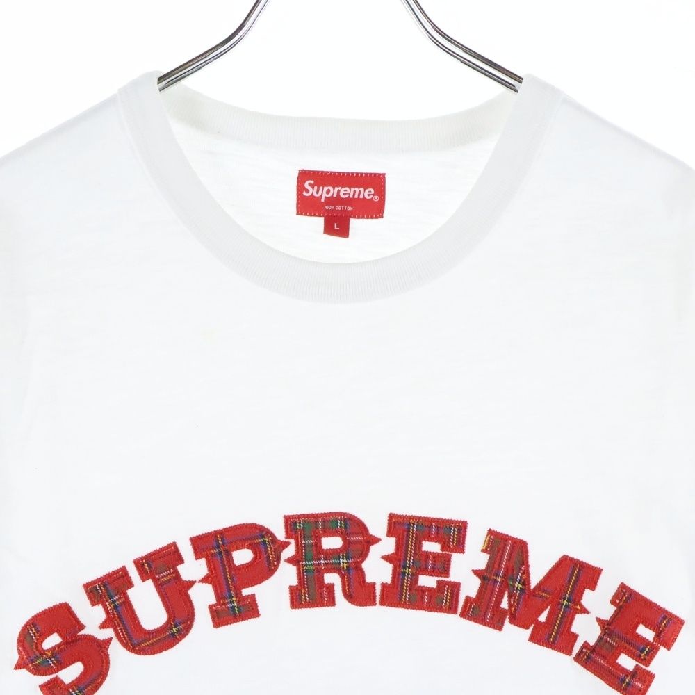 SUPREME (シュプリーム) 20AW Plaid Applique S/S Top プレイド