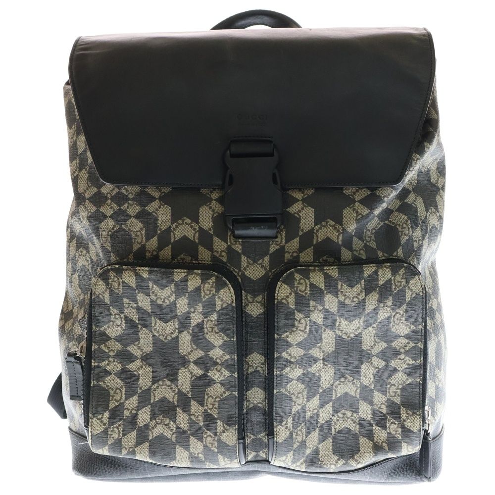 GUCCI (グッチ) GGカレイド 総柄デザイン バックパック リュック