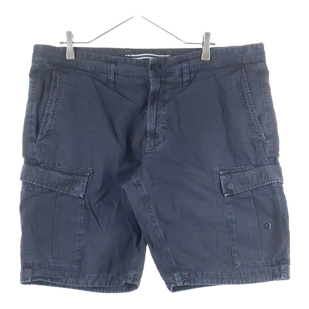 STONE ISLAND ストーンアイランド BERMUDA CARGO SHORTS バミューダ マルチポケット ジップアップ カーゴショーツ ハーフパンツ ブラック 6815LS2WA