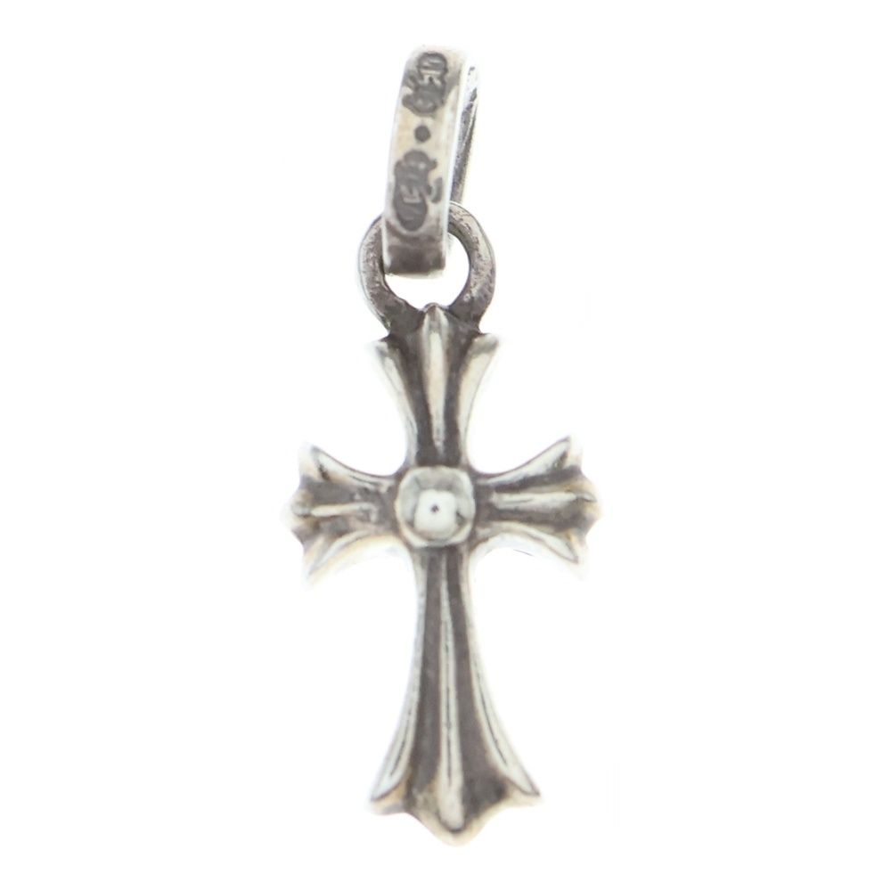 CHROME HEARTS クロムハーツ CRS BBYFAT P SAP ベイビーファットクロス PAVEピンクサファイア ペンダントトップ シルバー