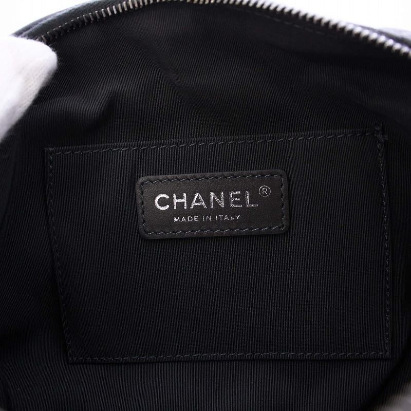  シャネル CHANEL マトラッセ ウエストバッグ ボディバッグ ココマーク カーフレザー グレー A 57887 26番台 KH OH ボディバッグ ウエストポーチ バッグ