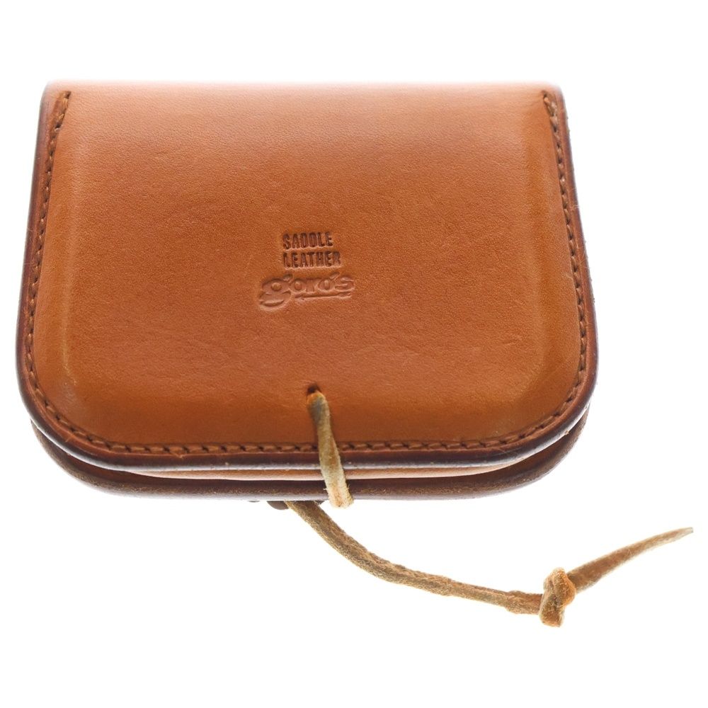 goro's (ゴローズ) 金縄ターコイズ付き フラワーコンチョ付き 角型小銭