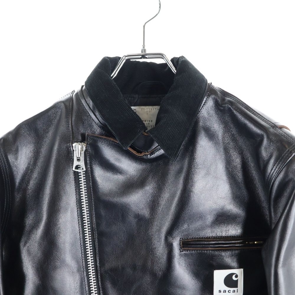 Sacai (サカイ) 25AW ×Carhartt WIP Leather Jacket カーハート