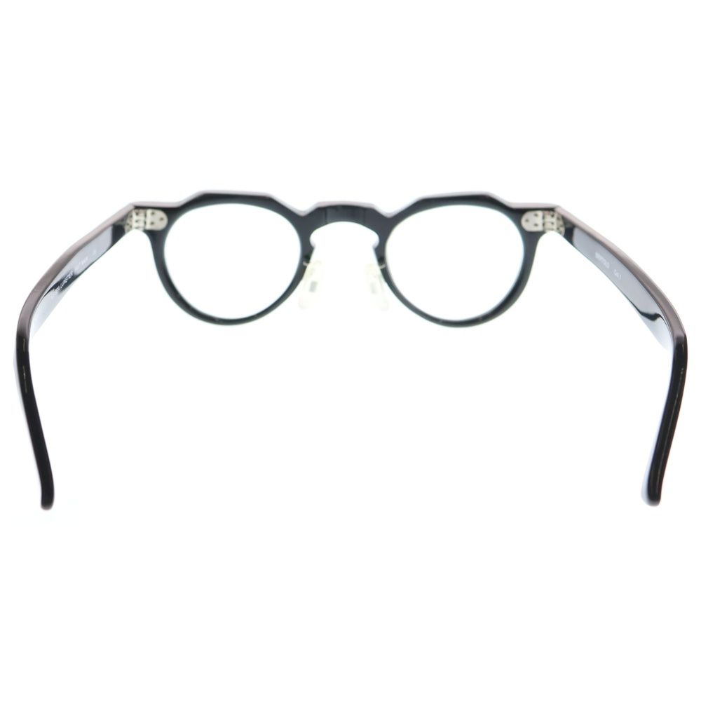 Lesca Lunetier レスカ BERTOLD Col 1 ベルトルド ボストンシェイプ クラウンパント メガネ サングラス 眼鏡 ブラック