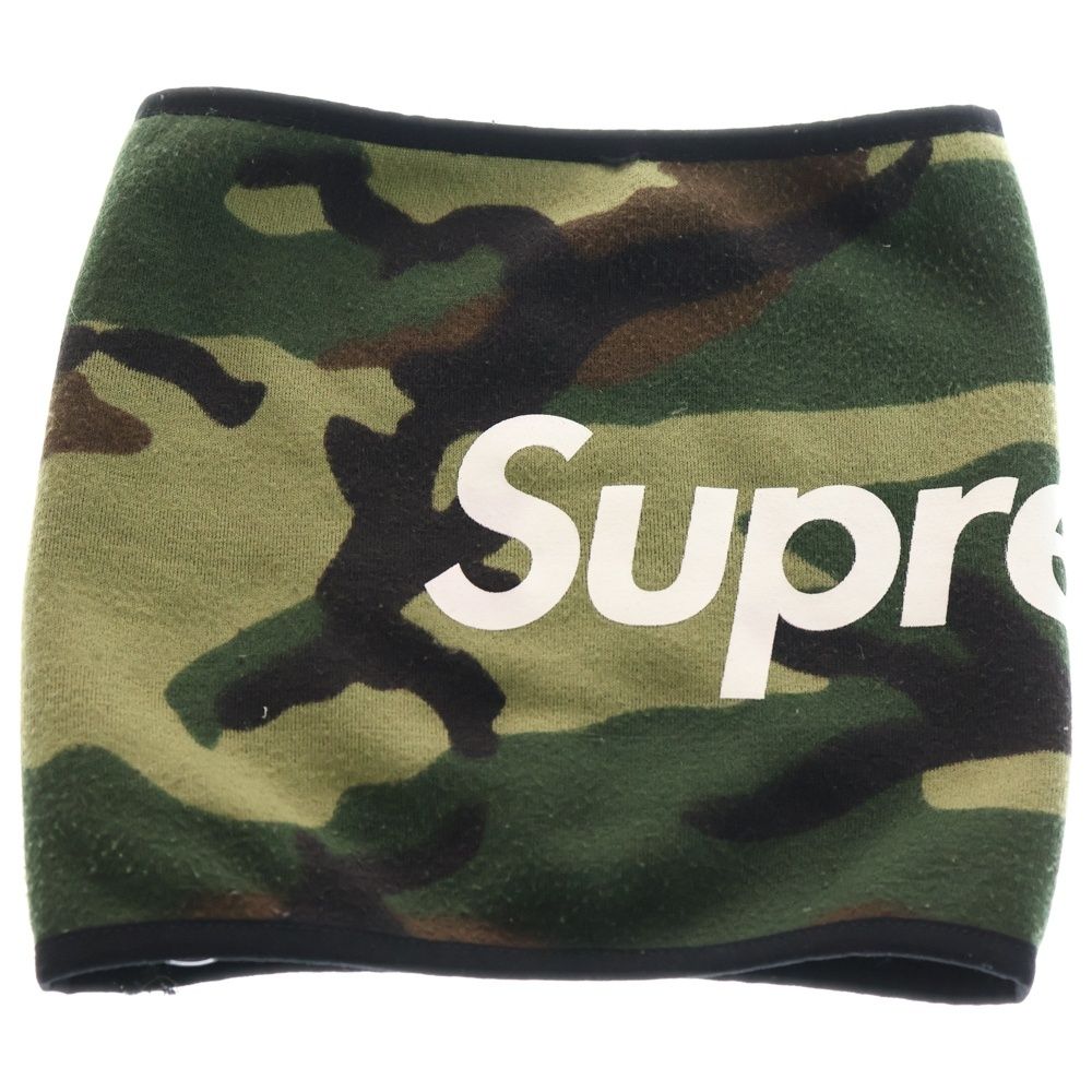 SUPREME (シュプリーム) 15AW Fleece Neck Gaiter カモフラ ロゴ