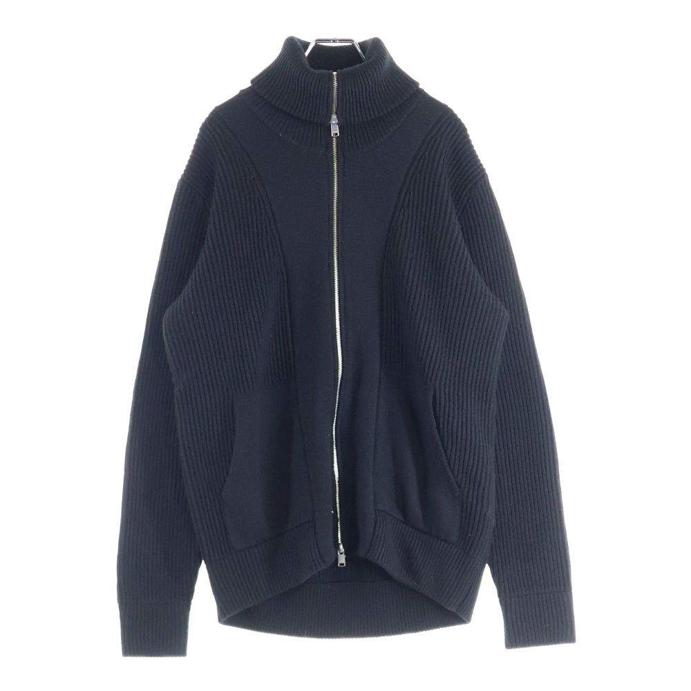 nonnative ノンネイティブ WORKER RIB ZIP UP SWEATER MERINO WOOL YARN メリノウール ジップアップニットセーター ブラック NN-K 4302