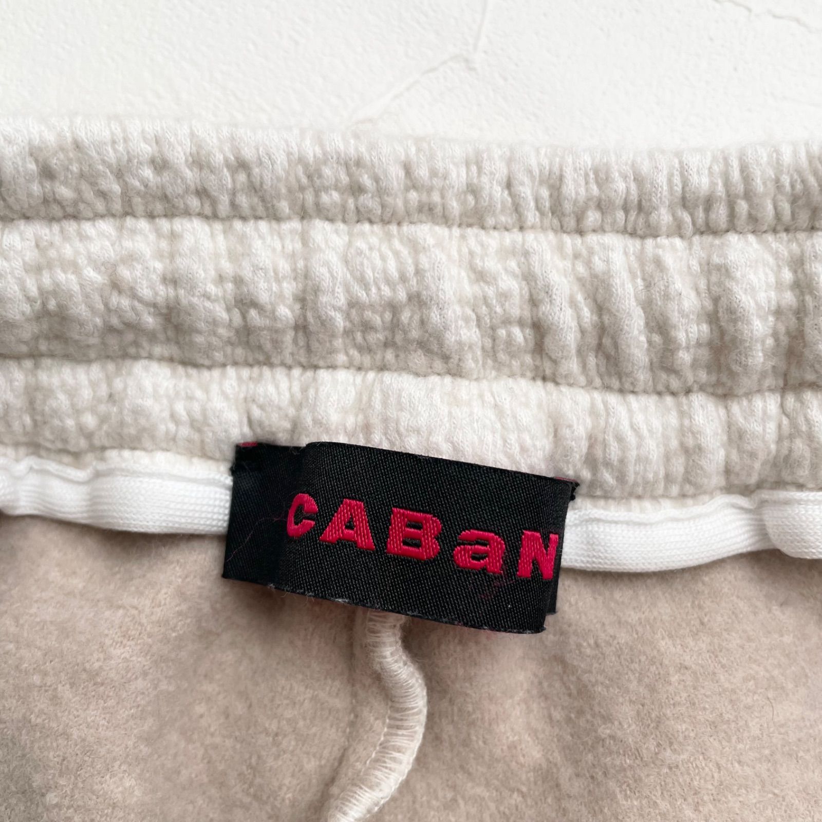 CABaN キャバン ウールコットンダブルフェイス イージーパンツ オフ