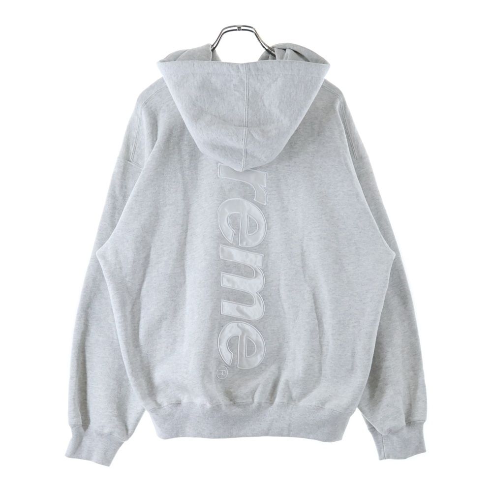 Supreme サテンアップリケ　グレー SUPREME (シュプリーム) 22AW Satin Applique Hooded Sweatshirt Mint