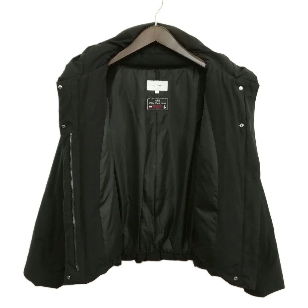 アンタイトル UNTITLED ダウン ジャケット ショールカラー ショート丈