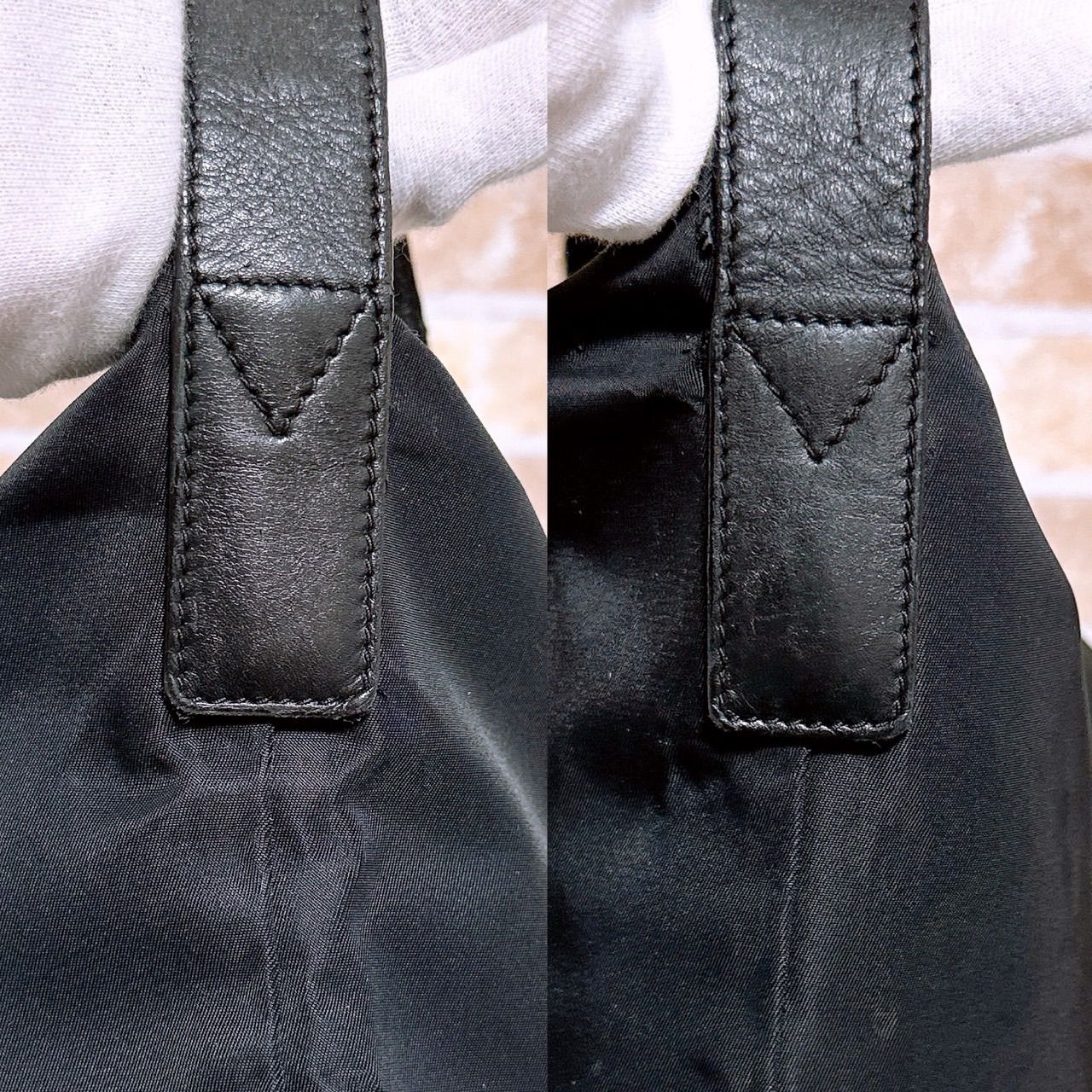 格安) FENDI(フェンディ)ハンドバッグ ナイロン 肩掛け ブラック