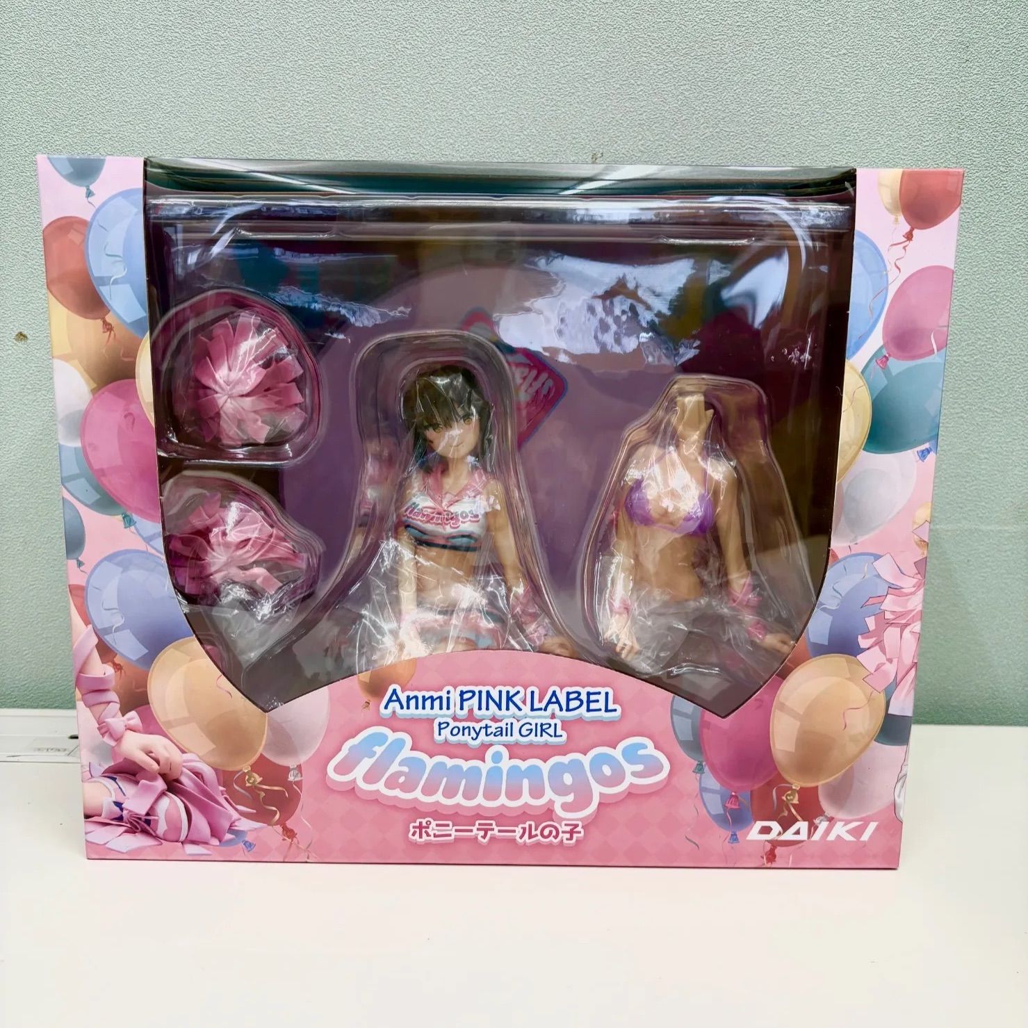 AVIAN ROMANCE PINK LABEL Anmi PINK LABEL FLAMINGOS ポニーテールの