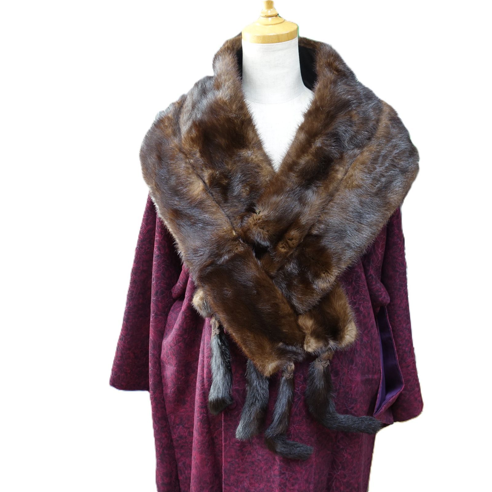 ミンク ショール