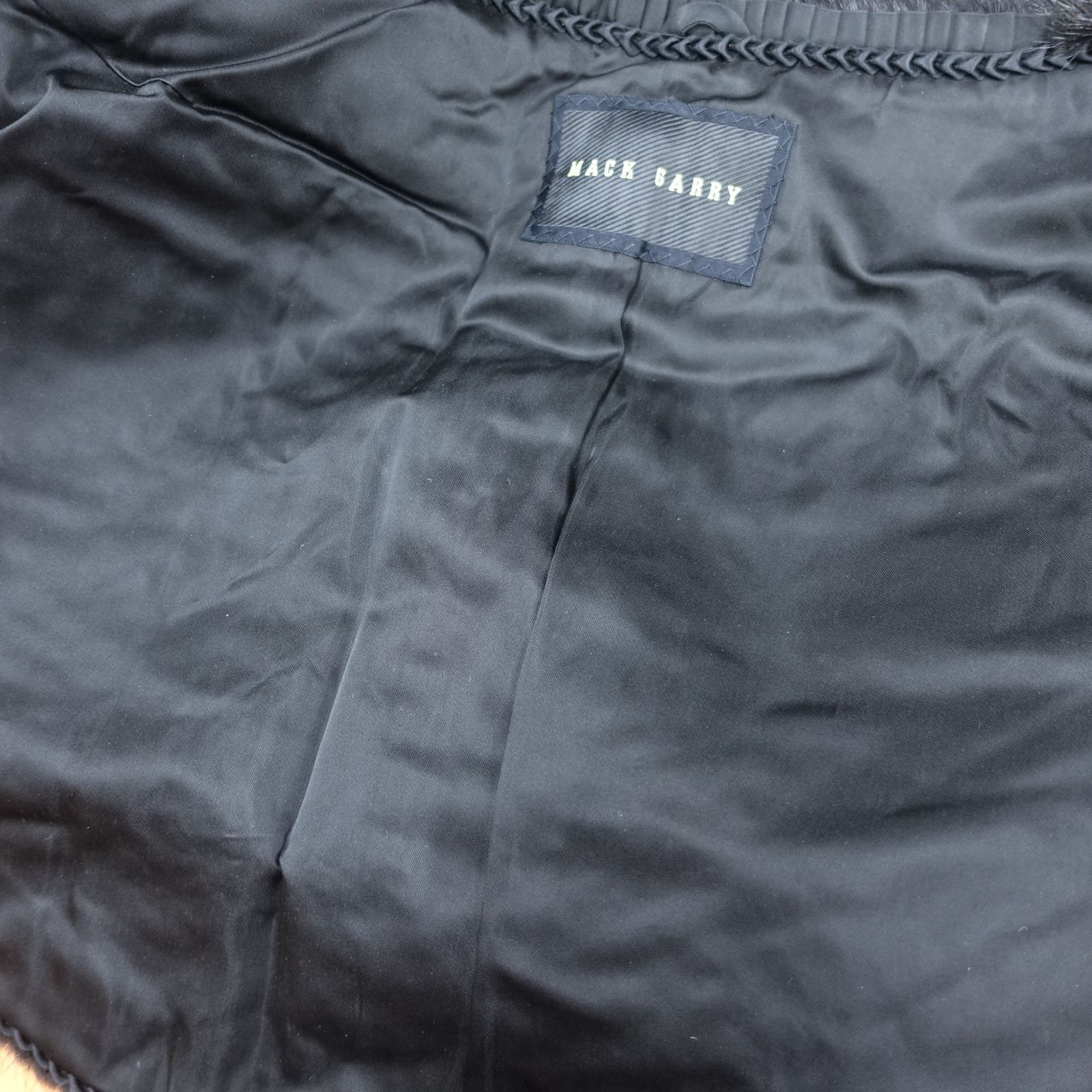 ミンク黒系 超大判ショール