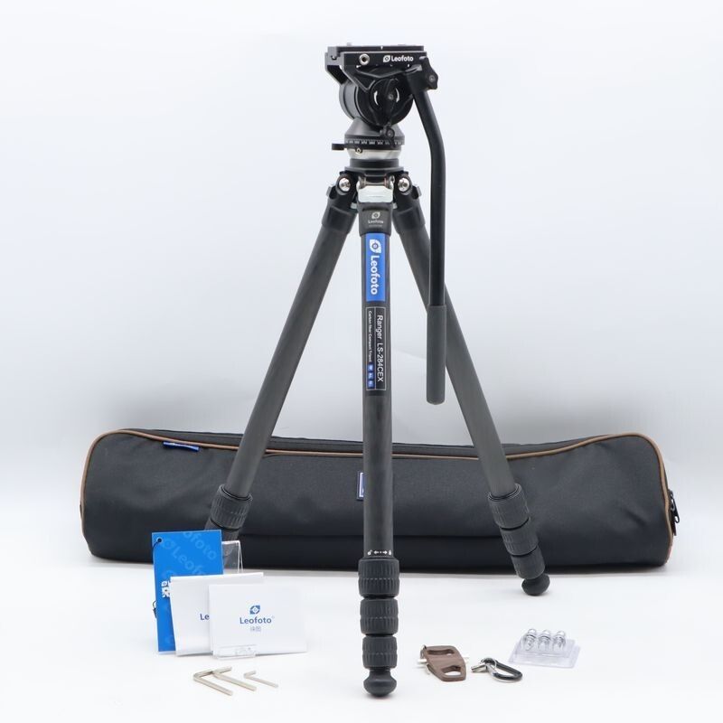 レオフォト LS-284 CEX BV-10 レンジャーシリーズ三脚 ビデオ雲台セット