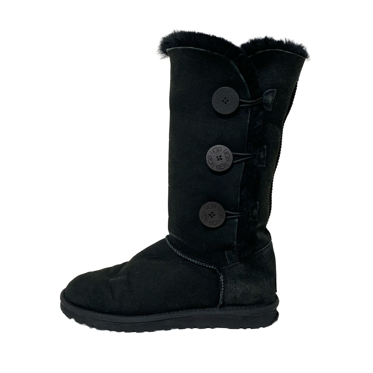 UGG(アグ) ロングブーツ 25 レディース ベイリーボタン トリプレット