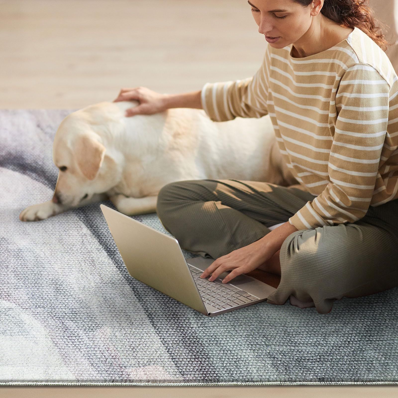 Calore カーペット ラグ ラグマート 絨毯 北欧 模造カシミヤ 防ダニ