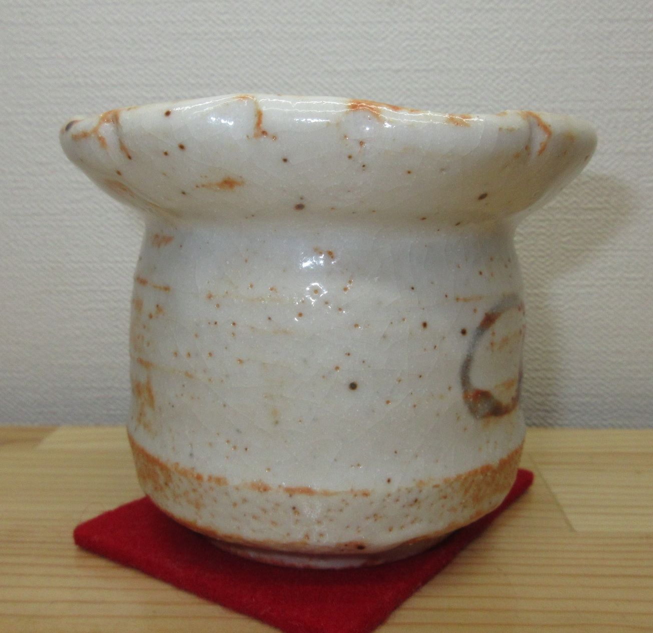 逢絢亭】茶道具 火入 美濃焼 志野 加藤光右衛門 共箱入り - メルカリ