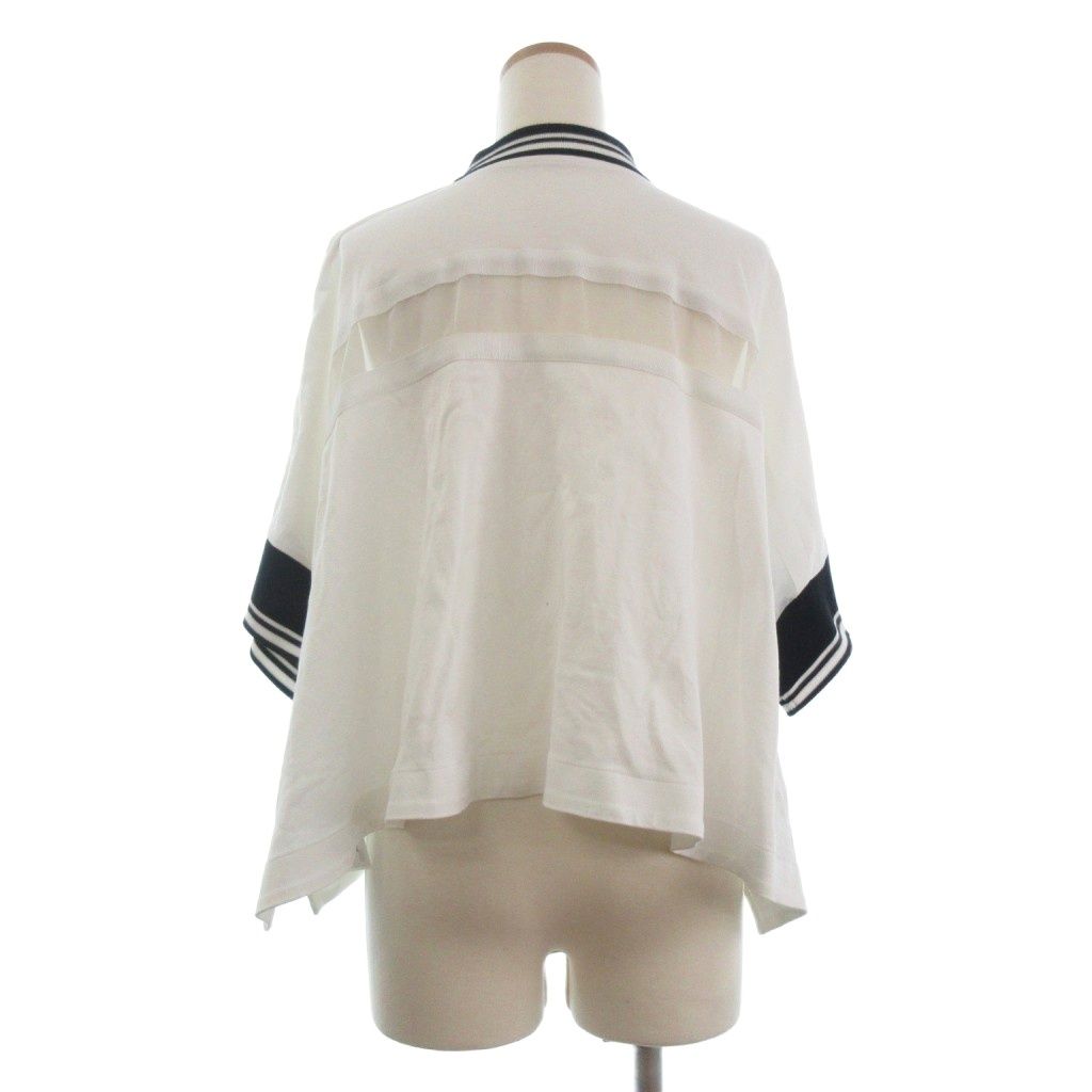 Sacai S Pique Polo Shirt ポロシャツ22-05980 Sacai S Pique Polo Shirt ポロシャツ22-05980 Sacai S Pique Polo