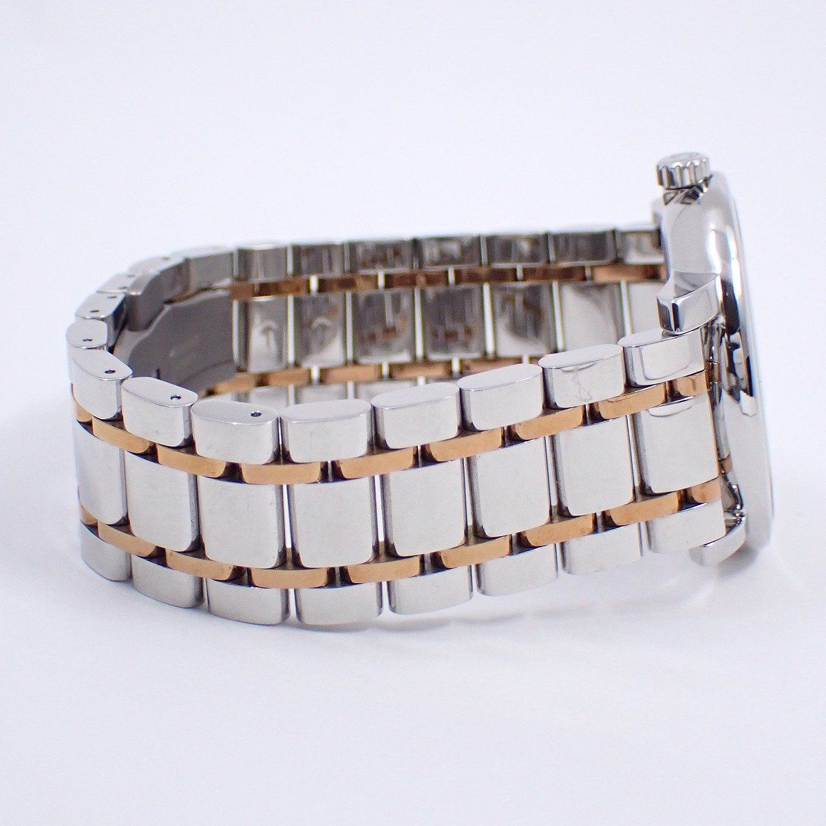  ラド― ダイヤマスター クォーツ メンズ 腕時計 コンビ 黒文字盤 ベルト 219 0078 3 腕時計(クォーツ) 腕時計(アナログ)