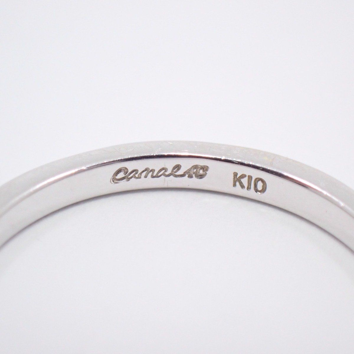 Canal4℃ カナル4℃ リング 指輪 K10WG/ダイヤモンド 11号【いおき質店