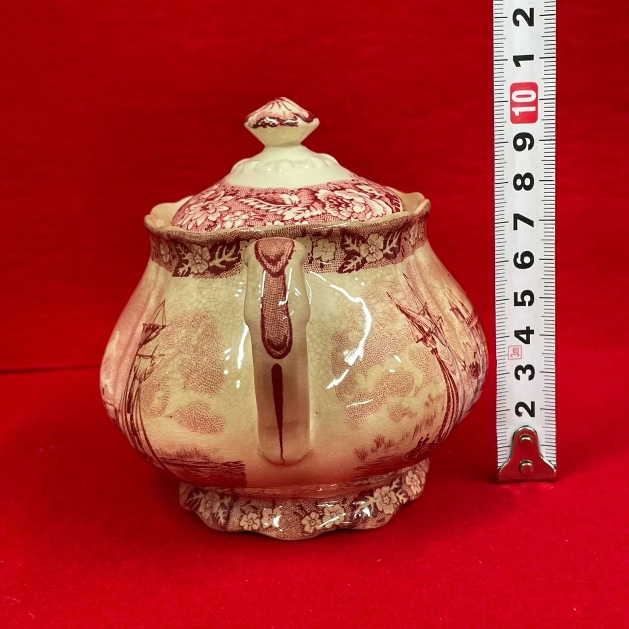 PALISSY POTTERY パリシー シュガーポット ヴィンテージ イングランド