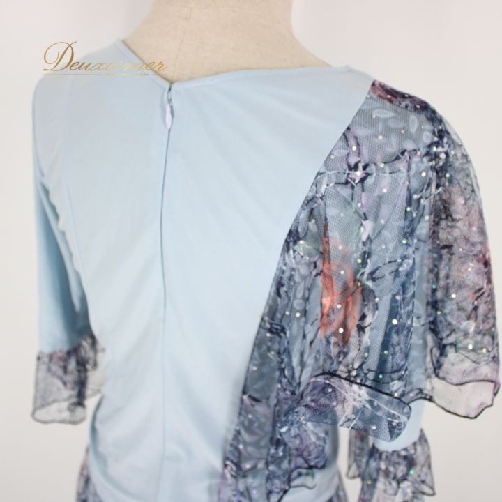 社交ダンス 衣装 スタンダード 上下セット ツーピース レッスンウェア