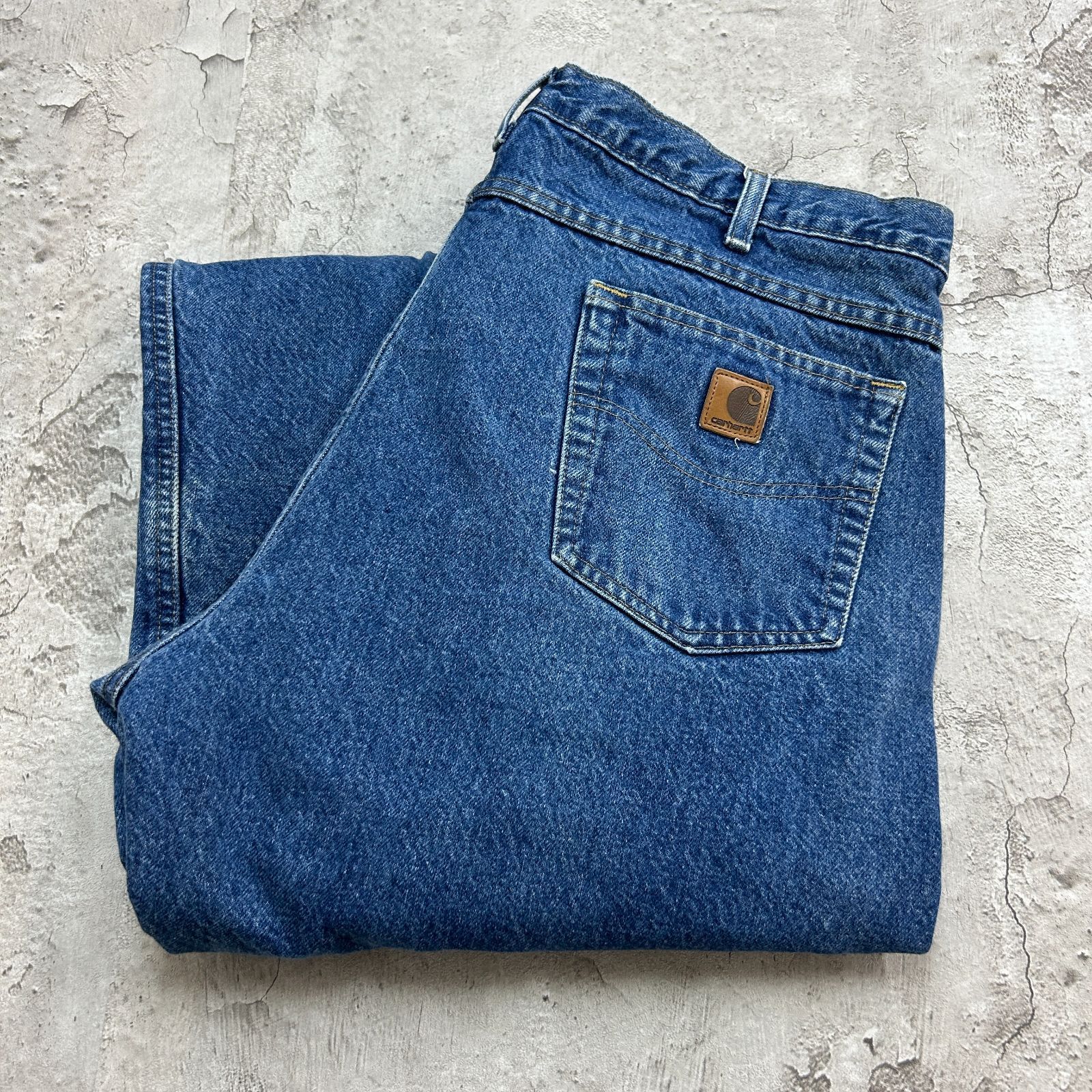 00s メキシコ製 Carhartt カーハート デニムパンツ 裏地ネル