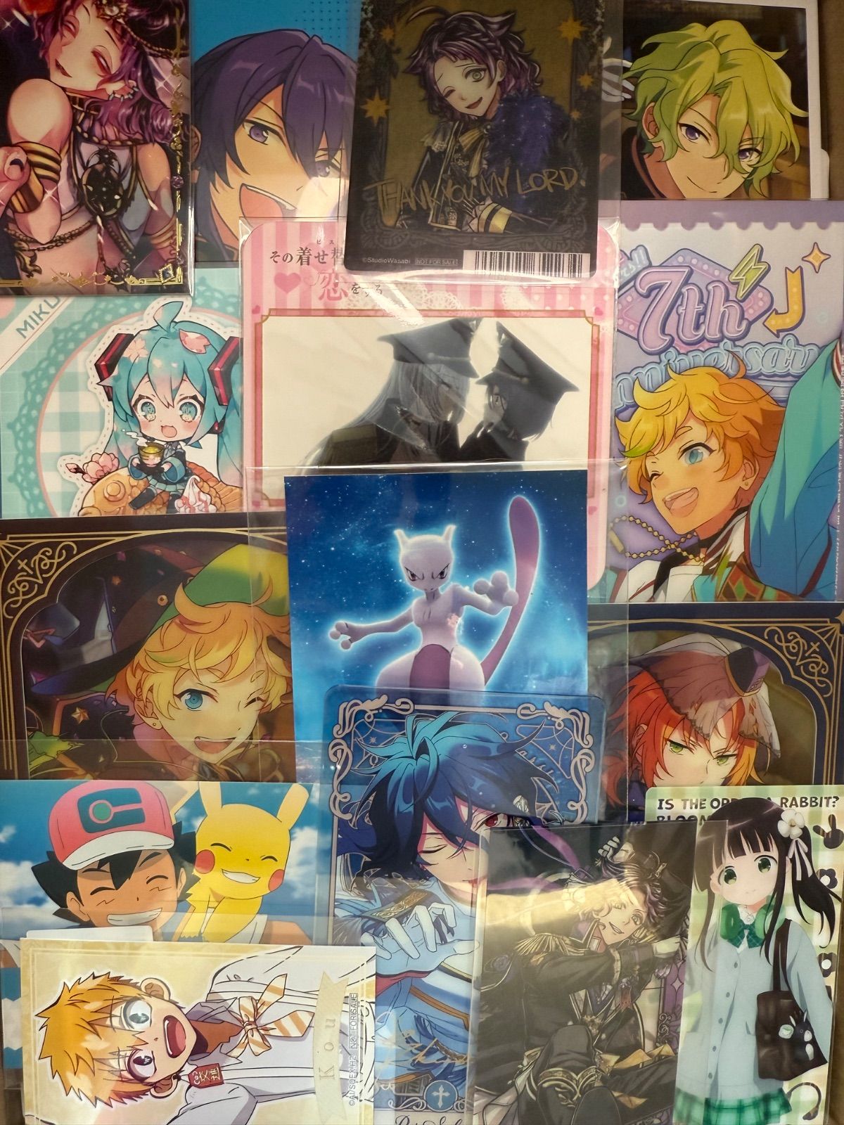 紙類 アニメ ゲーム まとめ売り 大量 コースター ポストカード カード