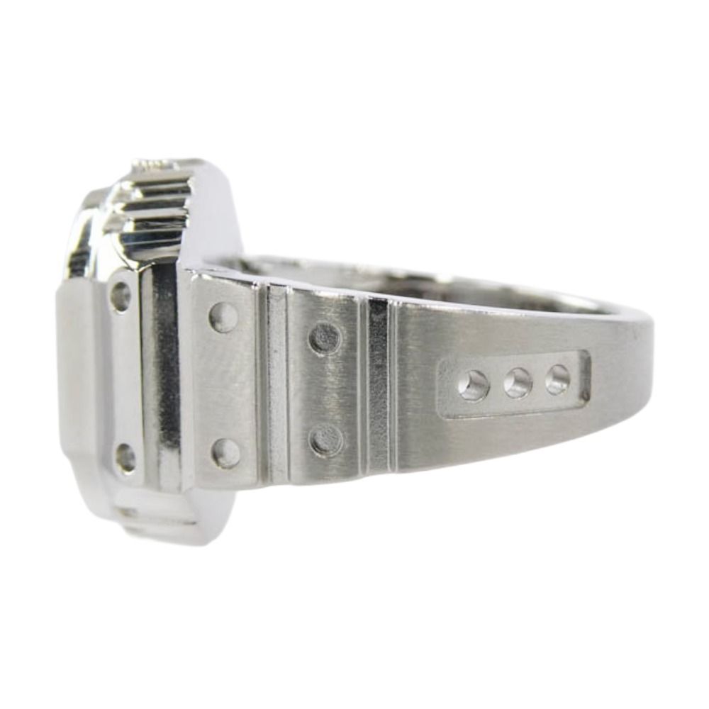  CASIO カシオ CRW 001 1 JR リングウォッチ 時計 シルバー系 22号 上 その他 時計