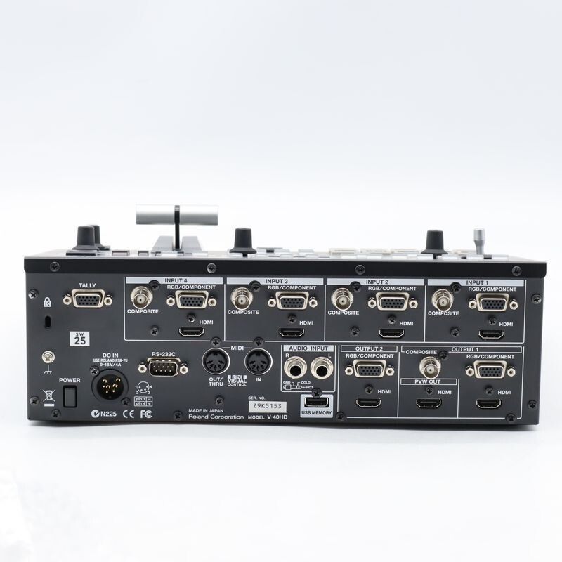 ローランド マルチフォーマット・ビデオ・スイッチャー V-40HD - メルカリ