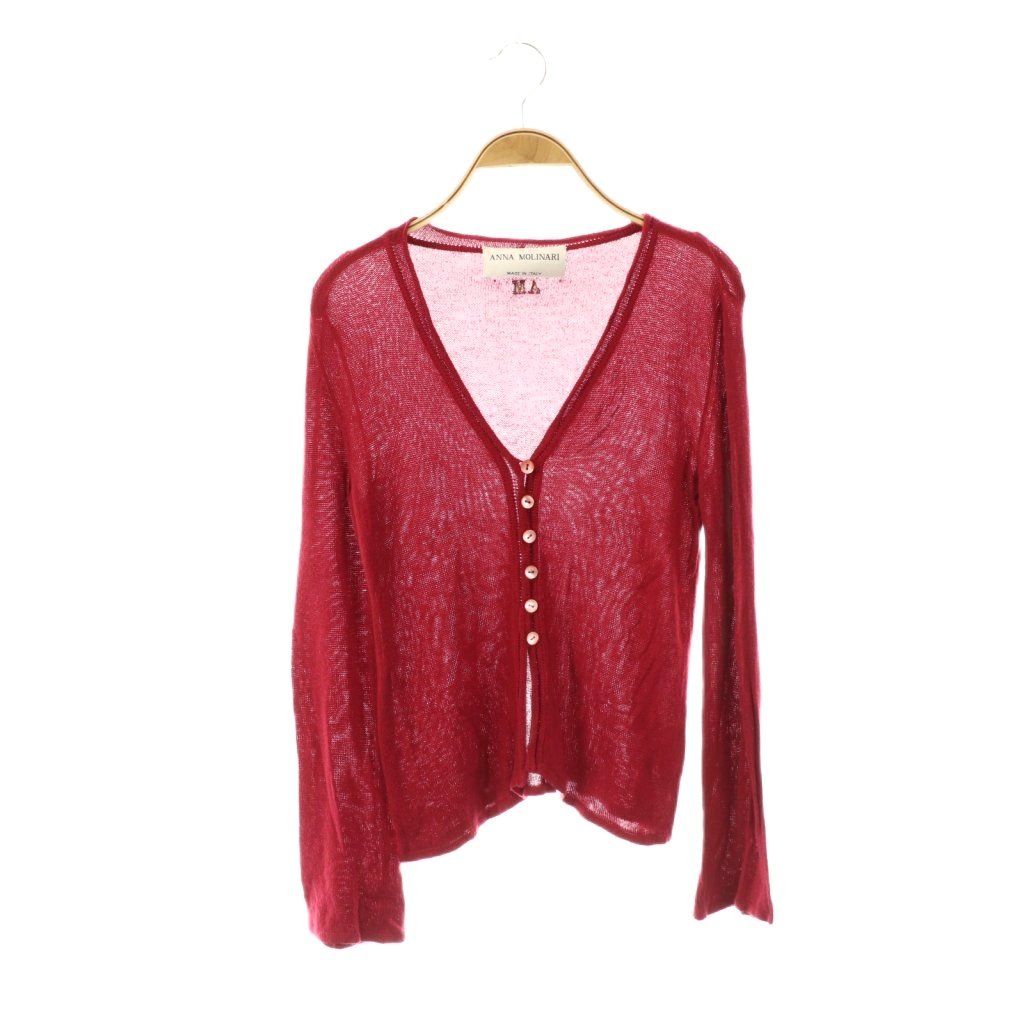 アンナモリナーリ ANNA MOLINARI ニット カーディガン Vネック I40