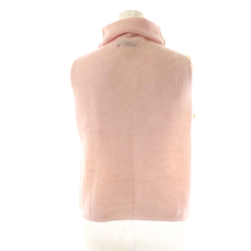 チヴィディーニ ニット ベスト モヘヤ 40 ピンク イエロー マルチ ES GY 57