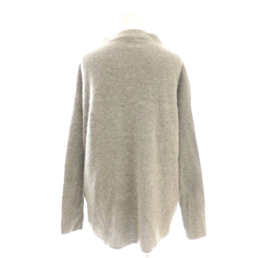 vinceヴィンス　カシミア100%タートルネックワンピース S グレー　長袖 ヴィンス VINCE ニット セーター ボトルネック カシミヤ グレー /DF