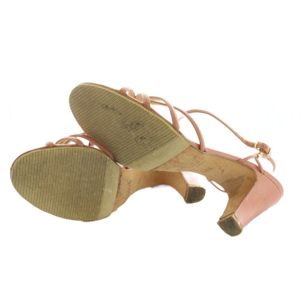 クロエ CHLOE サンダル ストラップ 34.5 21.5cm ピンク CH0029 /MI