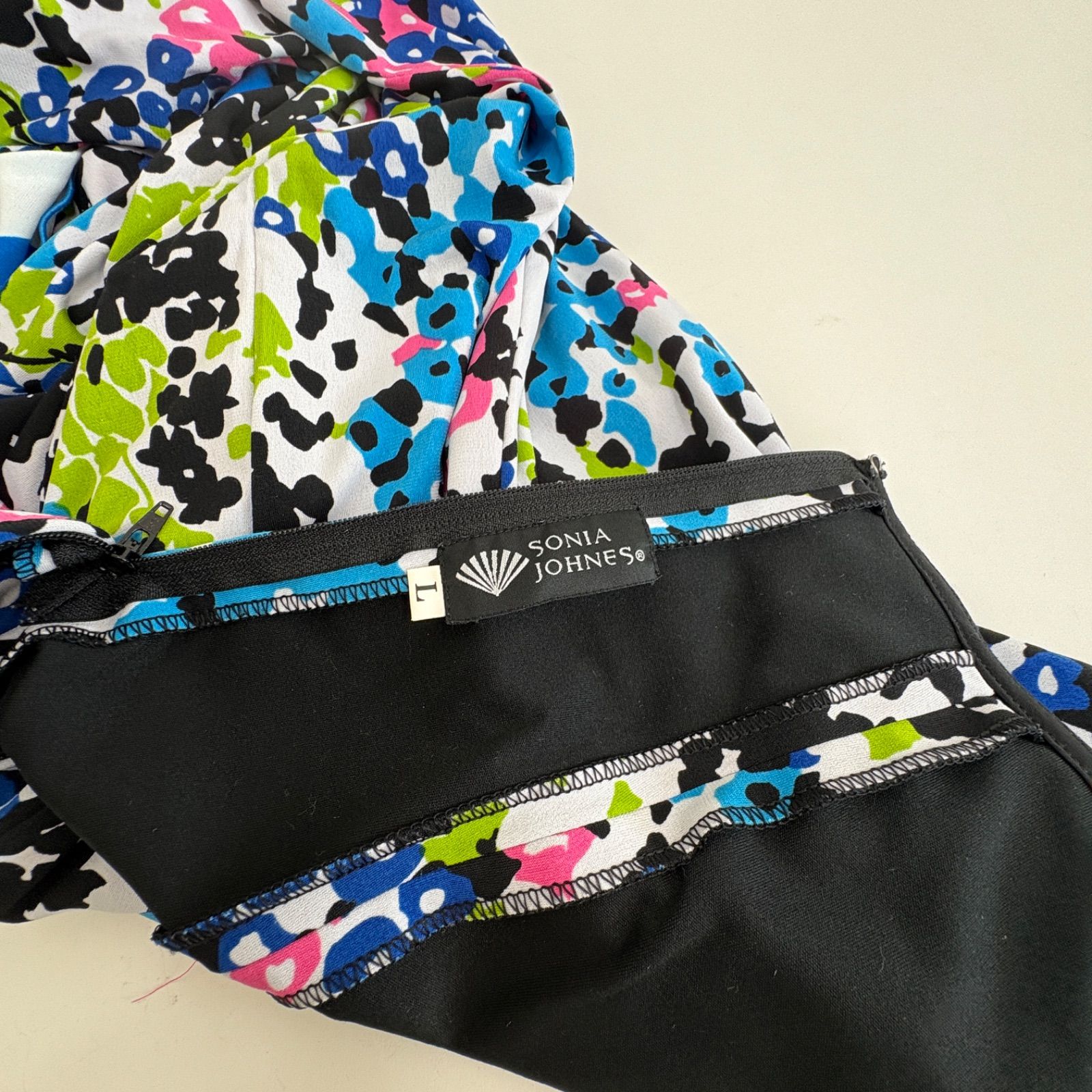 ソニアジョーンズ】フラメンコ衣装 ファルダ カラフル ドット フリル