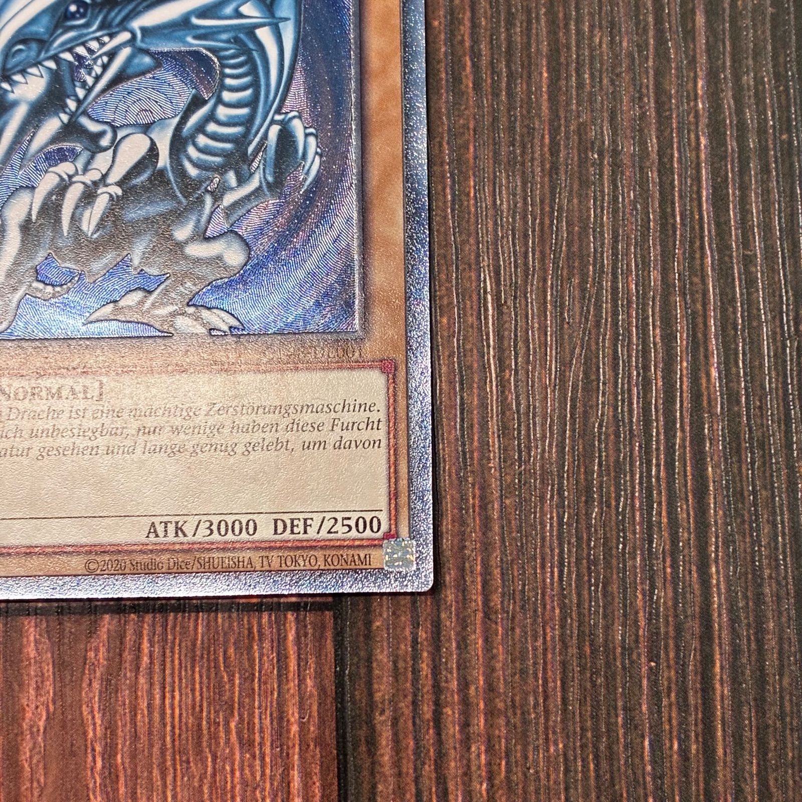 遊戯王 ドイツ版 EU版 青眼の白龍 OTS28 レリーフ - メルカリ