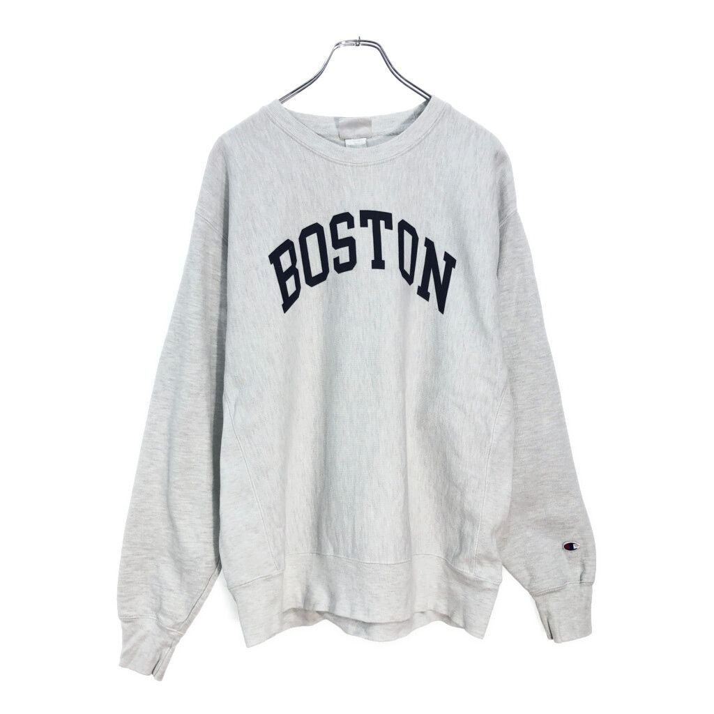 Champion ボストン大学 リバースウィーブ X-Large グレー Champion チャンピオン BOSTON ボストン REVERSE WEAVE リバース