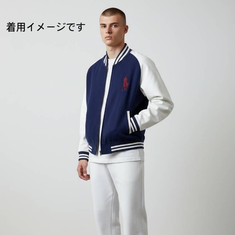 Polo Ralph Lauren Big Pony Embroidered Sweat Varsity Jacket Men's