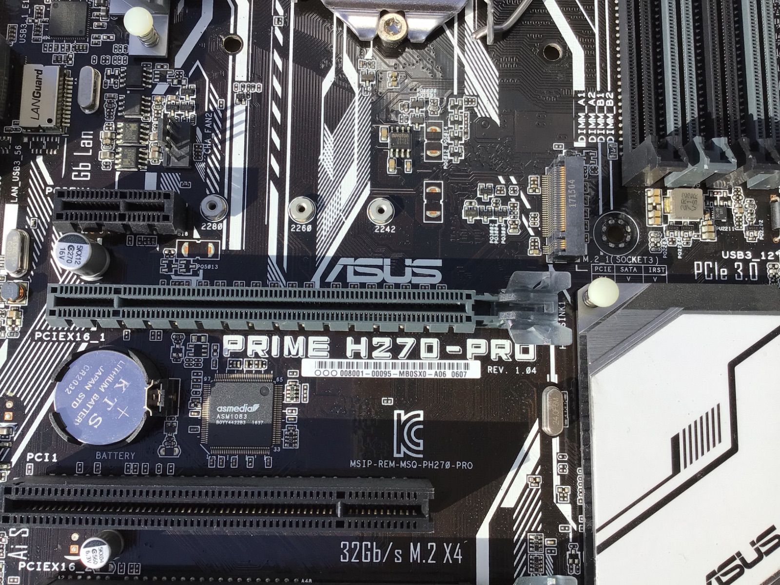  ASUS PRIME H 270 PRO LGA 1151 マザーボード番号A 139 マザーボード PCパーツ